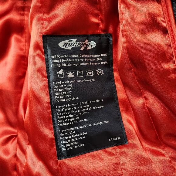 Joe Rocket Motorcycle Jacket Womens S Black Armored Padded Lined Embroidered - Picture 9 of 14